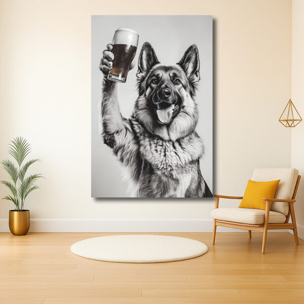 Blijde herder met biertje