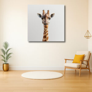 Vriendelijke Blik van een Giraffe