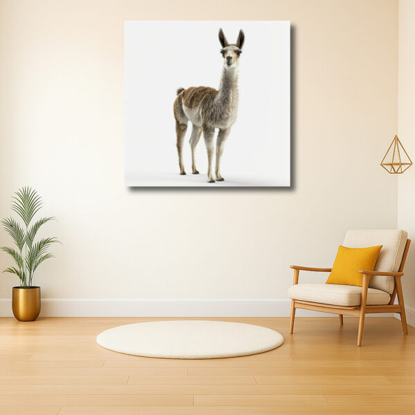 Lama in zijn natuurlijke houding