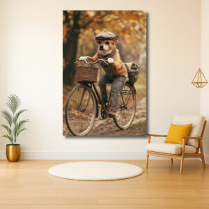 Herfstfietstocht met Stijlvolle Hond