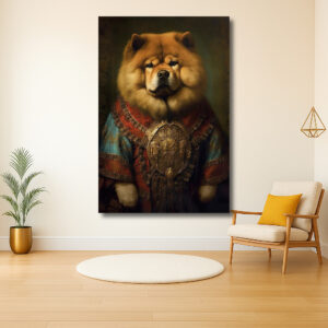 Koninklijke uitstraling van de Chow Chow