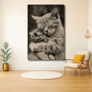 Tedere Omhelzing van Katten