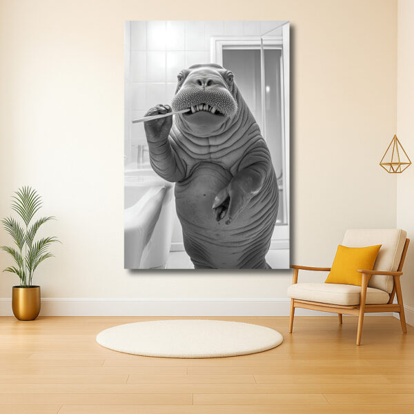 Morgenroutine van de Walrus