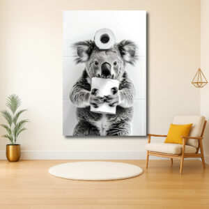 Koala met toiletpapier