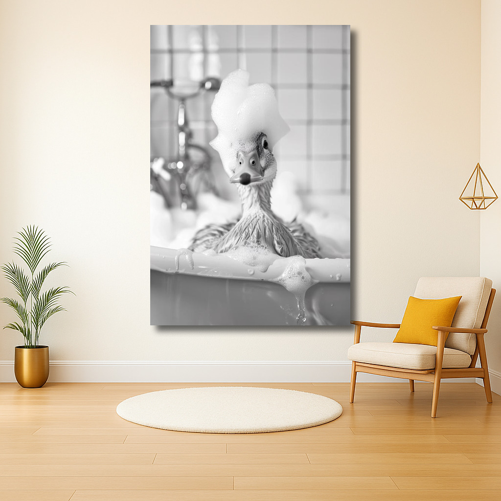 Eendenpret in de Badkamer