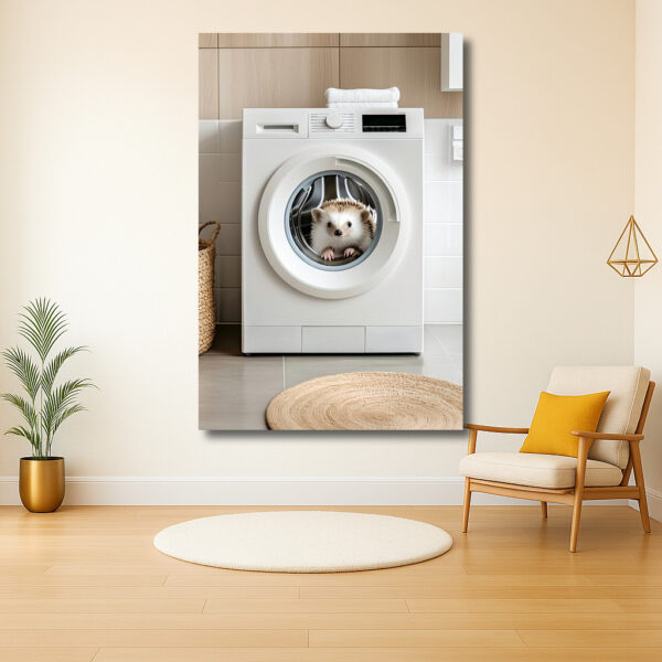 Egel in de wasmachine verrassing