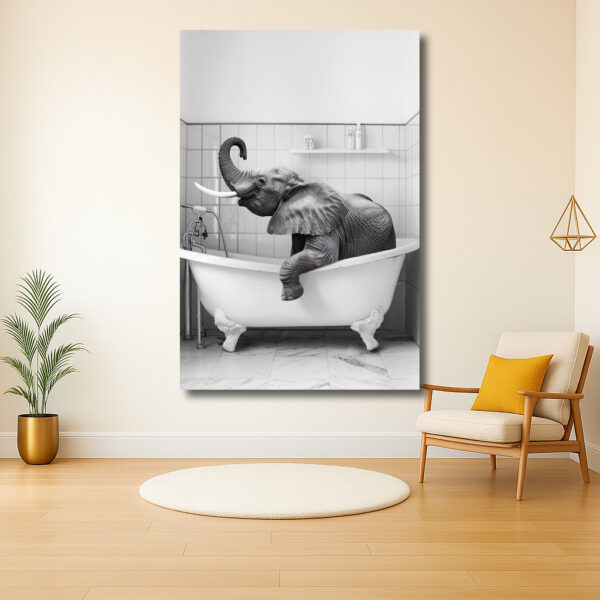 Olifant in een Badkuip