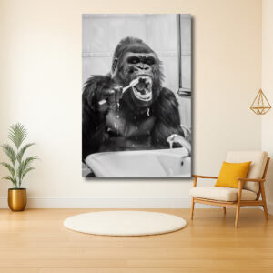 Ochtendroutine van de Gorilla