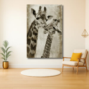 Liefdevolle Giraffen
