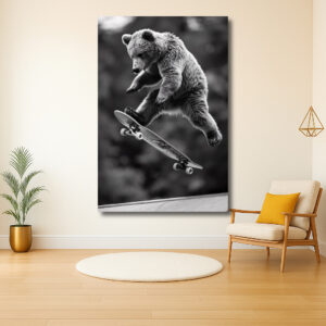 Skater beer in actie