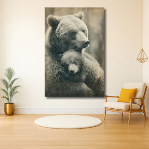 Een tedere omhelzing van beren