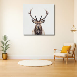 Majestueus hert met imposante hoorns