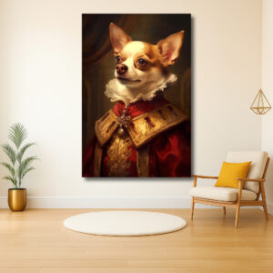 Adellijke Hond in Klassieke Kledij