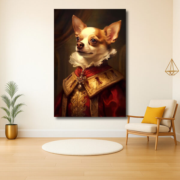 Adellijke Hond in Klassieke Kledij