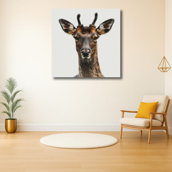 Portret van een edelhert