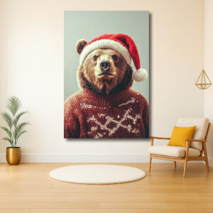 Kerstbeer in trui