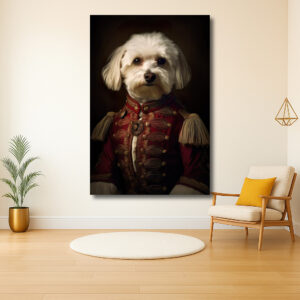 Majestueuze Hond in Uniform
