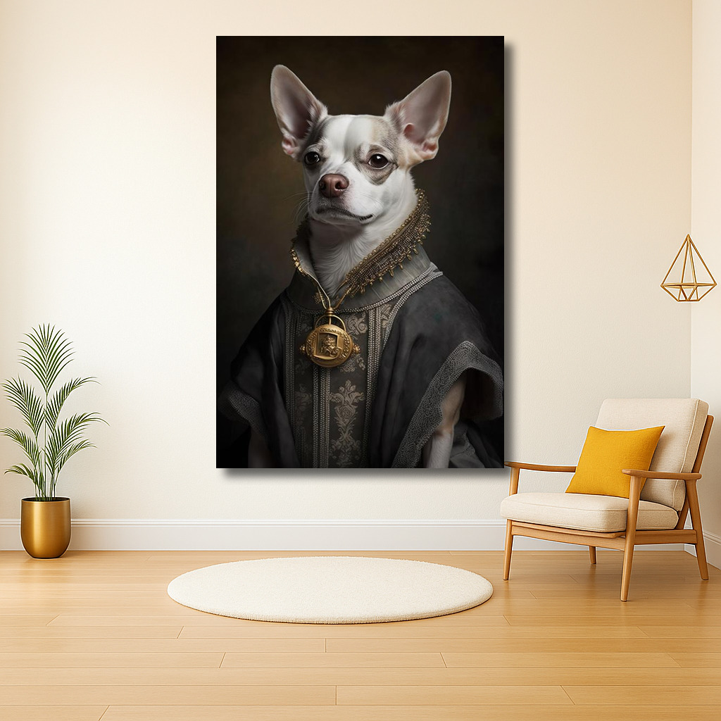 Adellijke Hond in Koningskleed