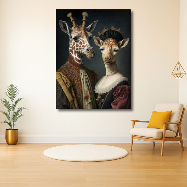 Adellijke Giraffenportretten