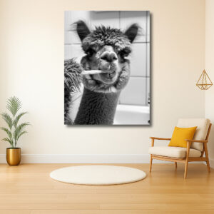 Alpaca Poets in de Badkamer
