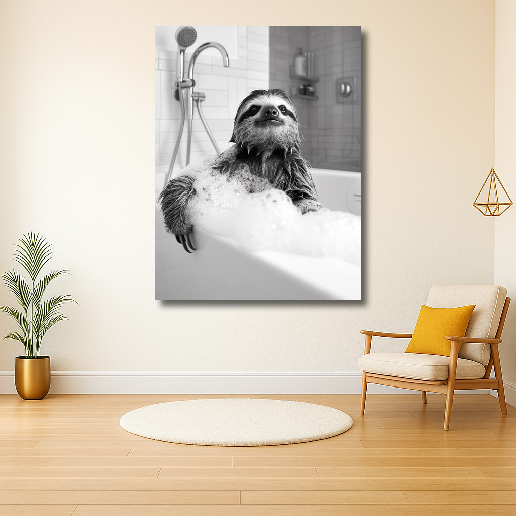 Luiaard in een rustmoment