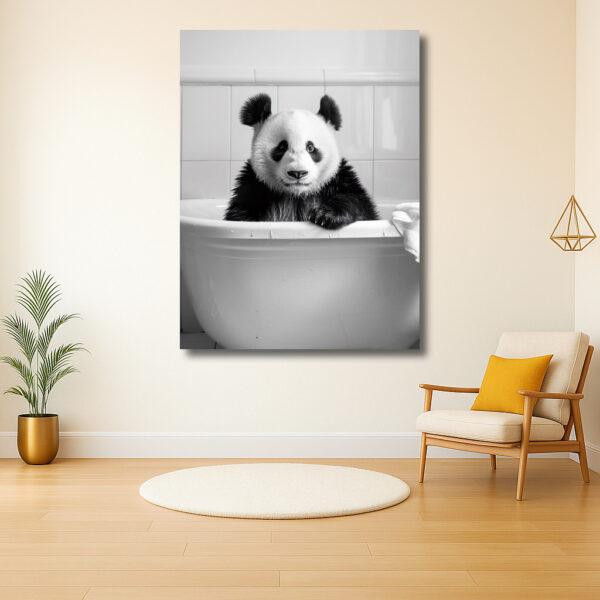 Panda in het Bad