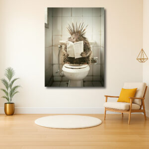 Rustig momentje op het toilet