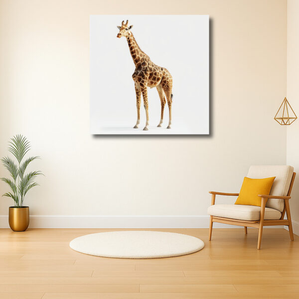 Gracieus gestalte van een giraffe