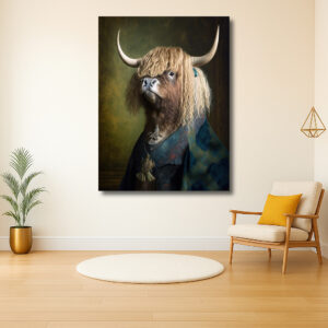 Elegante Hooglander in Koninklijke Kledij