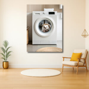 Egel Verwondering in de Wasmachine