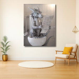 Drakenkrant op het Toilet