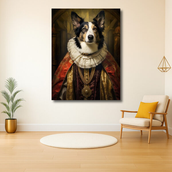 Koninklijke Hond in Historisch Kostuum