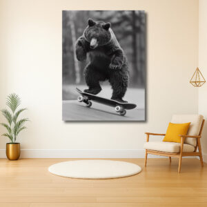 Skaterbeer in actie