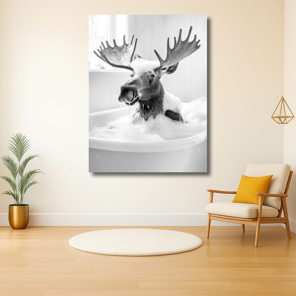 Eland in het bubbelbad