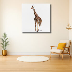 Majestueuze giraffe in rust