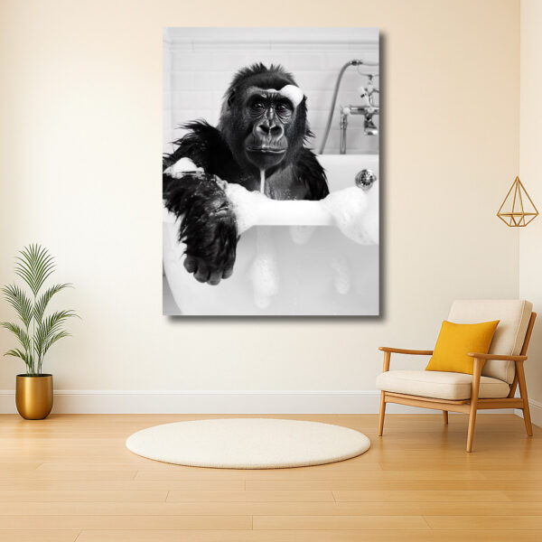 Gorilla Geniet in het Bad