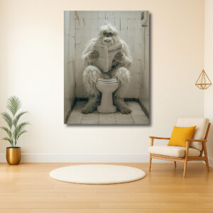 Yeti in Stille Reflectie