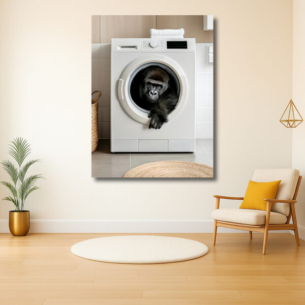 Gorilla in de Wasmachine