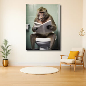 Cognitieve Aap op het Toilet