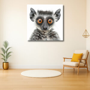 Intrigerende blik van een lemur