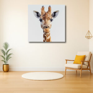 Intrigerende blik van een giraffe