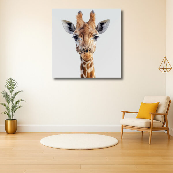 Intrigerende blik van een giraffe