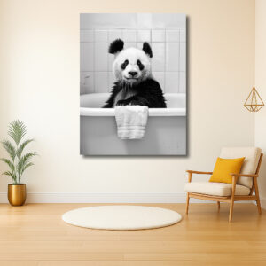 Panda in de Badkuip