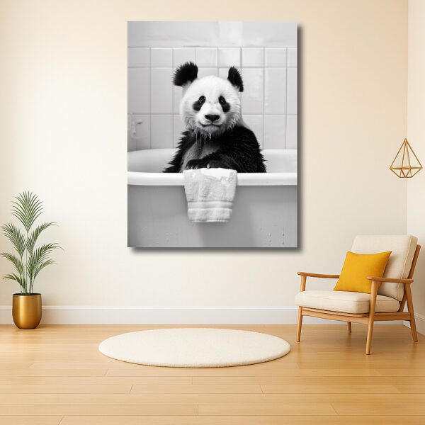 Panda in de Badkuip