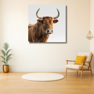 Majestueuze Stier in Het Wild