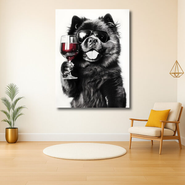 Chique Chow Chow met Wijn