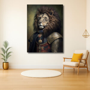 De majestueuze koning der dieren