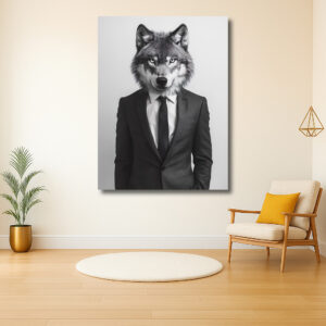 De Wolf in een Net Pak