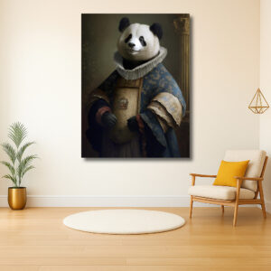 De koninklijke panda in renaissance-stijl