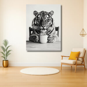 Tijger aan de Koffietafel